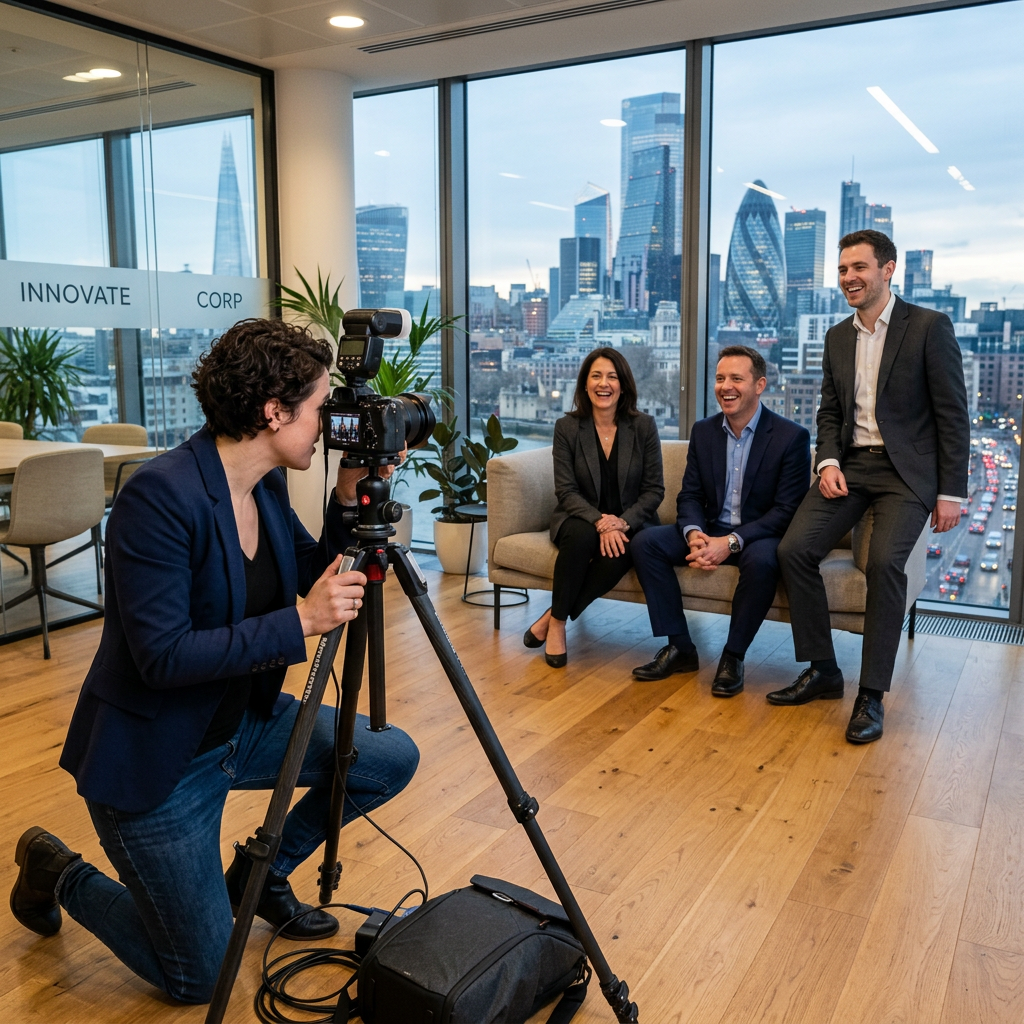 Professional headshot photography example